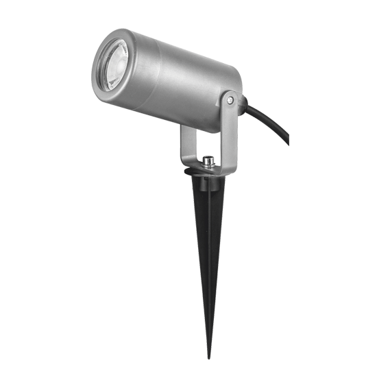 GREY SPOT LUMINAIRE GU10 MAX. 3W LED IP65 & GARDEN SPIKE ACA SL7030G