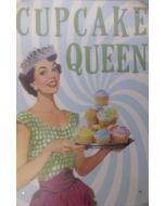 Μεταλλικός Pίνακας 30x20cm Cupcake Queen Etoile AAM-631-907