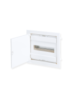 FLUSH MOUNTING 12+2 MODULES 1 ROW WHITE DOOR ACA 282U12ES