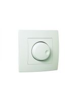 Dimmer 600 watt Χωνευτό Λευκό Makel Lillium 32001A76