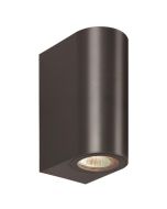 ΑΠΛΙΚΑ ΤΟΙΧΟΥ UP-DOWN ΟΒΑΛ GU10 IP54 ΜΑΥΡΗ ARTE ILLUMINA Eurolamp 145-82065