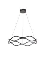 Κρεμαστό φωτιστικό 60cm LED 80W 3CCT by switch on base  InLight 6097-Black