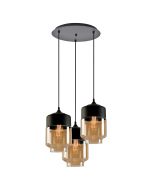 SE21-HN-18-30-3BL+ GABY Honey Glass Pendant+ HOMELIGHTING 77-8789