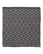 Πατάκι Μπάνιου 60x60cm Cotton Sealskin Trellis Black 800107