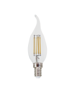 LED FILAMENT E14 STEP-DIM C35 WITH TIP 4W 2700K 230V AC 570LM RA80 ACA FLAM4WWTIPSD