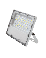 LED SMD WHITE FLOOD LUMINAIRE IP65 10W 3000K 1140Lm 100-277V AC RA80 IK08 5YRS BREATHING VALUE ACA J1030W