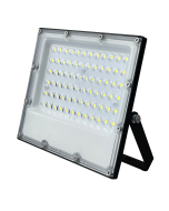 LED SMD BLACK FLOOD LUMINAIRE IP65 50W 3000K 5750Lm 100-277V AC RA80 IK08 5YRS BREATHING VALUE ACA J5030