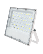 LED WHITE SMD FLOOD LUMINAIRE IP65 50W 4000K 6000Lm 100-277V RA80 IK08 5YRS BREATHING VALUE ACA J5040W