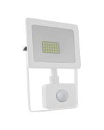 WHITE SENSOR LED SMD FLOOD LUMINAIRE IP66 20W 6000K 1760Lm 230V RA80 ACA Q2060WS