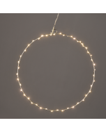 "D30CM SILVER ROUND" 45 ΜΙΝΙ LED ΛΑΜ, WW, ΑΣΗΜΙ ΚΑΛΩΔ. ΧΑΛΚΟΥ,ΑΝΤΑΠΤ.(3VDC),IP44, 3M ΔΙΑΦ ΚΑΛ ACA X064514227