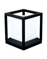 ΦΩΤΙΣΤΙΚΟ ΑΛΟΥΜΙΝΙΟΥ Ε27 150X150X190 IP65 ΜΑΥΡΟ ARTE ILLUMINA Eurolamp 145-20632