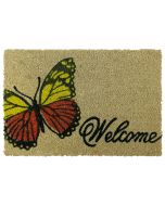 ΠΑΤΑΚΙ ΕΙΣΟΔΟΥ ΚΟΚΟΦΟΙΝΙΚΑ BUTTERFLYWELCOME SL8624 40X60 San Lorentzo 8624