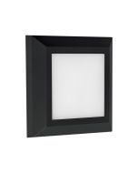 ΦΩΤΙΣΤΙΚΟ ΤΟΙΧΟΥ SLIM LED 3W IP65 230V 3CCT 125X125mm ΜΑΥΡΟ PRO  ARTE ILLUMINA Eurolamp 145-52085