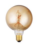 Λαμπτήρας Led Filament Amber Dimmable G125 E27  5w 2000K 250lm Ø125xH170mm Enjoy EL822106