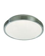 InLight Πλαφονιέρα οροφής LED 32W 4000K από ασημί ματ ακρυλικό D:52cm 42159-Α-Ασημί Ματ