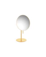 Καθρέπτης Μεγεθυντικός Επικαθήμενος Ø20 εκ. x3 Brushed Gold 24 K Sanco Cosmetic Mirrors MR-703-AB5 