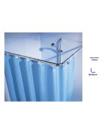 ΒΡΑΧΙΟΝΑΣ ΜΠΑΝΙΟΥ AVERAGE QUALITY ΓΩΝΙΑΚΟΣ Chrome 2x(80cm) San Lorentzo 1329Α