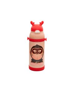 Θερμός Παιδικό Ανοξείδωτο 350ml Animals Gorilla Red Estia Home Art 01-10966