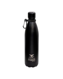 Θερμός Travel Flask Save the Aegean 750ml Black Matte Estia Home Art 01-9816