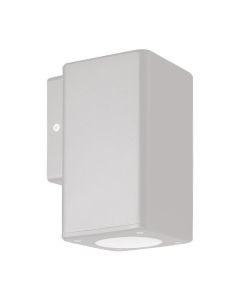 Απλίκα Επίτοιχη IP65 Up-Down  L9,9xW7,6xH14,8cm 1xGU10 220-240V 50/60Hz White Plastic+ABS Eurolamp 145-82000