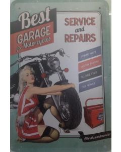 Μεταλλικός Πίνακας Best Garage 30x20cm Etoile AAM-631-908