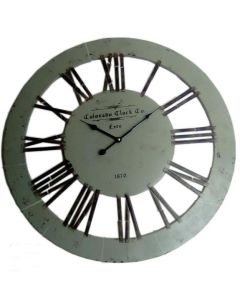 Ρολόι Επιτοίχιο 68cm Αντικέ Iron Colorado Clock Etoile NN-168