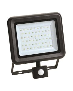 ΠΡΟΒΟΛΕΑΣ LED 50W SMD ΜΕ ΠΕΡΙΣΤΡΕΦΟΜΕΝΟ ΑΝΙΧΝΕΥΤΗ ΚΙΝΗΣΗΣ ΜΑΥΡΟΣ IP44 4000K PLUS 147-69643