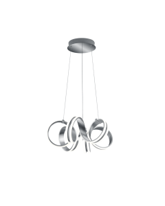 Κρεμαστό Φωτιστικό 150xH55cm LED 38w 3000K 4400lm Brushed Aluminium Trio Lighting Carrera 325010105