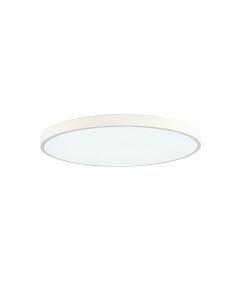 Πλαφονιέρα Οροφής Λευκή 40xH5cm LED 32w 2240lm Εναλλαγή Θερμοκρασίας Led 3CCT by switch  InLight 42035-C-White 