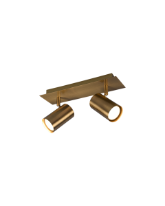 Σποτ Δίφωτο Κινητό Old Brass 30xH15cm 2xGU10 Trio Lighting Marley 802400204