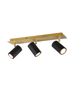 Σποτ Τρίφωτο Κινητό Schartz-Gold-Black 48xH15cm 3xGU10 Trio Lighting Marley 802400380