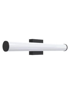 ΑΠΛΙΚΑ ΜΠΑΝΙΟΥ ΟΒΑΛ 15W 3CCT 600mm IP44 ΜΑΥΡΗ ARTE ILLUMINA PALM Eurolamp 144-80542