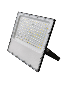 LED SMD BLACK FLOOD LUMINAIRE IP65 100W 6000K 12000Lm 100-277V AC RA80 IK08 5YRS BREATHING VALUE ACA J10060