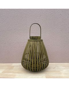 Φανάρι Bamboo σε Πράσινο 26,5x31cm Etoile LM-571