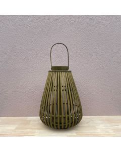 Φανάρι Bamboo σε Πράσινο 28x39,5cm Etoile LM-572