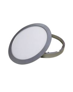 SILVER LED ROUND PC SLIM PANEL 14W 6000K 990Lm230V Φ170 Ra80 ACA STHERON1460R