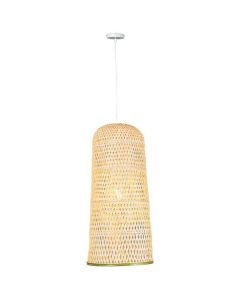 ΦΩΤΙΣΤΙΚΟ ΚΡΕΜΑΣΤΟ ΜΟΝΟΦΩΤΟ Ε27 MAX 60W D300x600H BAMBOO Eurolamp 144-31008