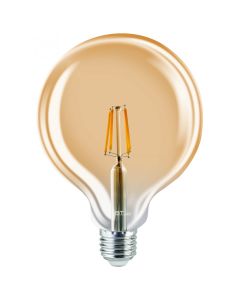 Λαμπτήρας Led Filament Amber Dimmable E27 G125 12w 3000K 1300lm 125x175mm Just Led B271212201