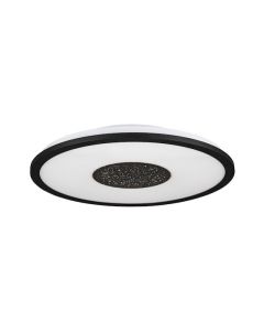 Eglo Marmorata Μοντέρνα Μεταλλική Πλαφονιέρα Οροφής με Ενσωματωμένο LED σε Μαύρο χρώμα 45cm 900558