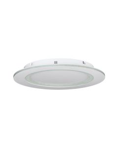 Eglo Padrogiano-Z Κλασική Μεταλλική Πλαφονιέρα Οροφής με Ενσωματωμένο LED σε Λευκό χρώμα 45cm 900486