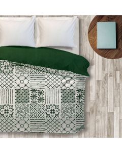 ΚΟΥΒΕΡΛΙ Square Balance ΠΡΑΣΙΝΟ MICROFIBER 220x240cm San Lorentzo 7094GREEN