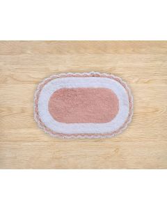 ΠΑΤΑΚΙ ΜΠΑΝΙΟΥ ΡΟΖ ΒΑΜΒΑΚΕΡΟ ANATOLI OVAL 45X75 San Lorentzo 4100117PINK