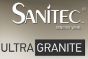 Νεροχύτης Κουζίνας 79x50cm Ένθετος Eρμάριο 80cm Sanitec Ultra Granite 808-33-Nero 