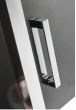 Πόρτα Ντουσιέρας 120 εκ. 1 Σταθερό-2 Συρόμενα, Προφίλ Χρώμιο, Ύψος 185 εκ., 5 χιλ. Κρύσταλλο Clean Glass Axis Triple Slider SL3X120C-100