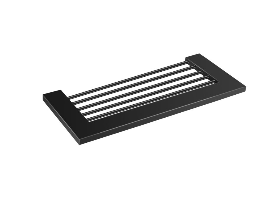 Σπογγοθήκη Διπλής Στήριμης Sanco Minimal Black Mat 24203-M116