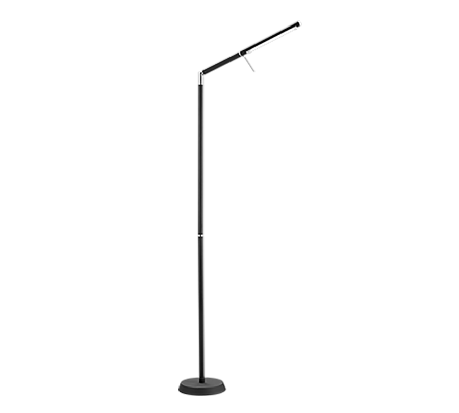 Φωτιστικό Δαπέδου Μαύρο Ματ 18xH162cm Led 6,5w 3000K 700lm Trio Lighting Filigran 420490132