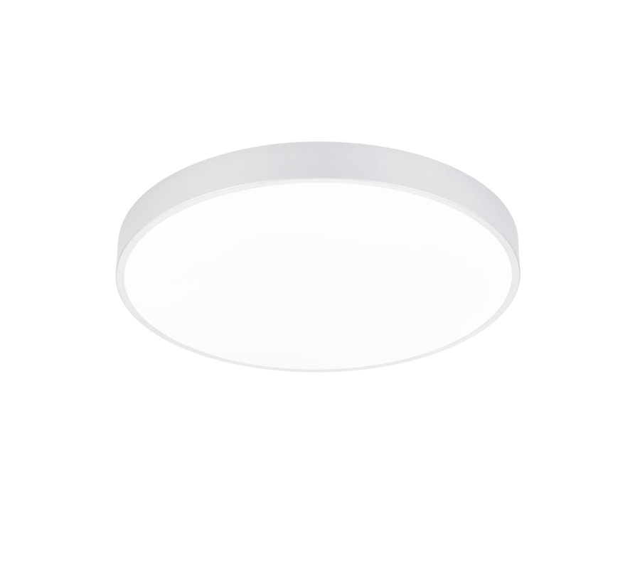 Μεταλλική Πλαφονιέρα Οροφής 49cm LED 52,5w 2300-3000-4000K 6200lm Λευκό Ματ Trio Lighting Waco 627415031