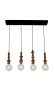 HL-040R-4P MELODY AGED WOOD PENDANT HOMELIGHTING 77-2737