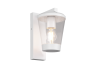 Επιτοίχιο Φαναράκι 16xH28cm Εξ.Χώρου Λευκό Ματ 1xE27 Trio Lighting Cavado 211060131