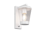 Επιτοίχιο Φαναράκι Λευκό Ματ με Αισθητήρα Κίνησης 16xH28cm 1xE27 Εξ.Χώρου IP44 Trio Lighting Cavado 211069131